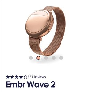 Embr Wave 2 with Vegan Leather band